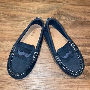 Zara little kids suede loafer navy blue